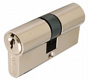 Картинка Механизм цилиндровый БУЛАТ МЦ Z 60(30*30)(5 пин.) никель 5 англ. кл.